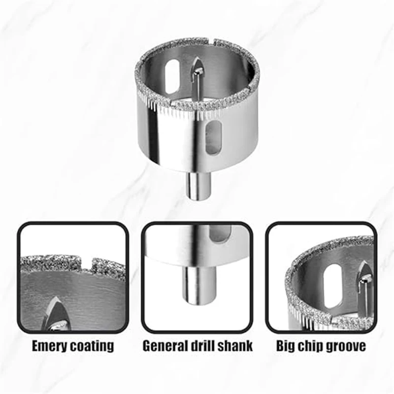 16-120mm Triangular Positioning Drill Bits Glass Hole Opener Center Drill Positioning Ceramic Tile Marble Drill Bits Set Tools