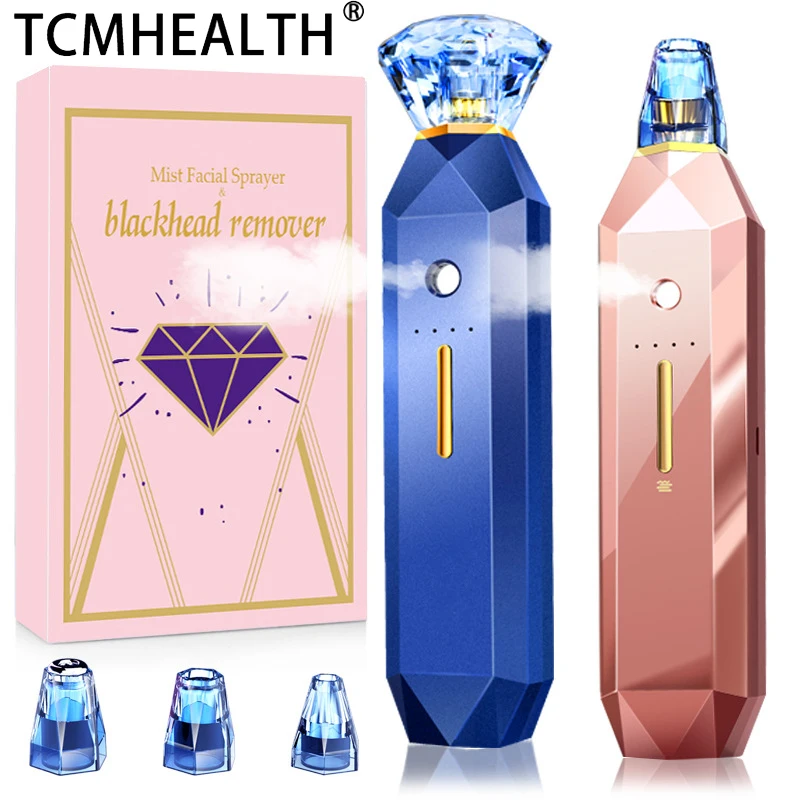 High Pressure Oxygen Injection Hydrating Beauty Instrument Electric Suction Blackhead Pore Cleaning Hydrating Beauty Instrument