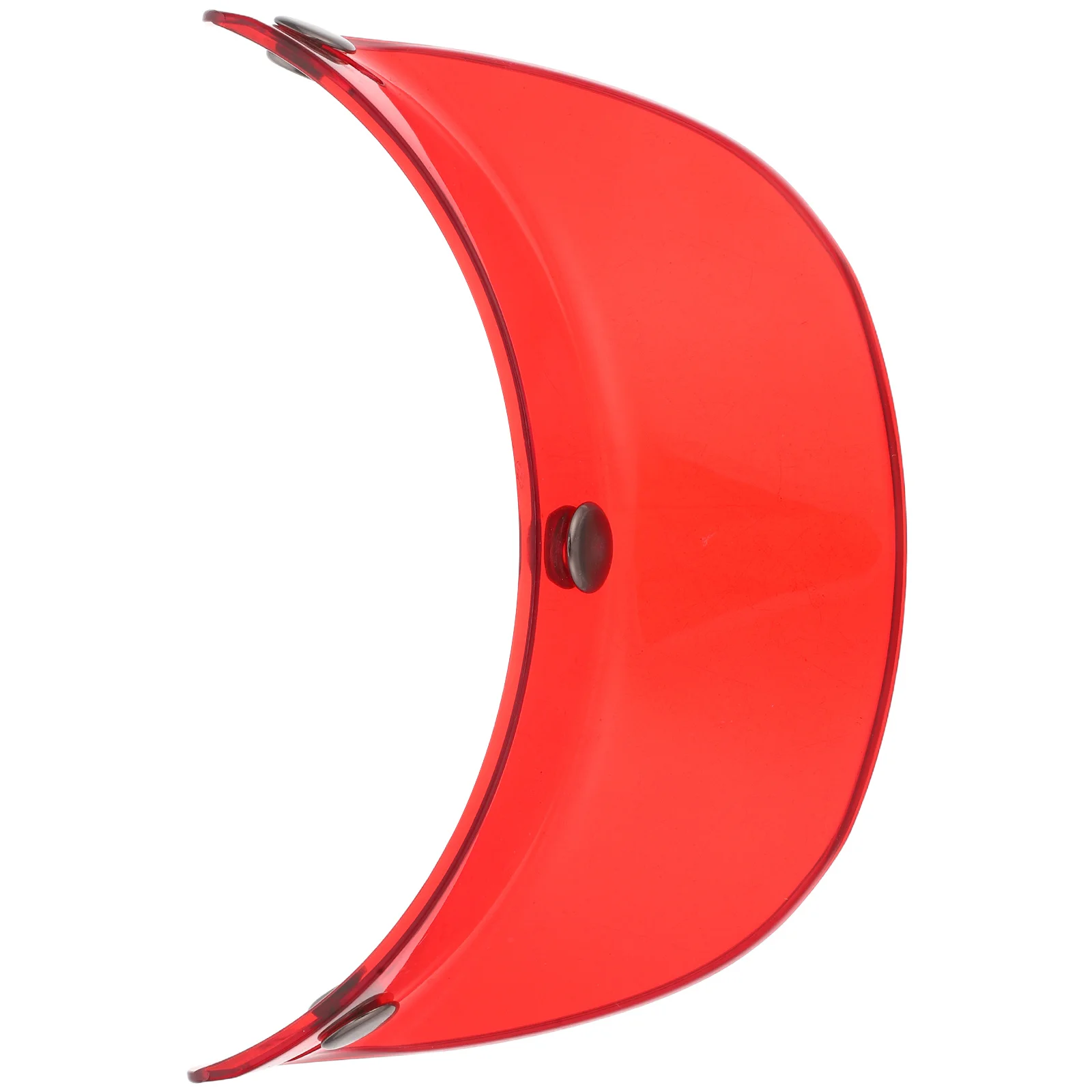 

Retro Motorcycle Peak Visor Secure Three-Buckle Attachment Sun Shield Outdoor Riding Visor