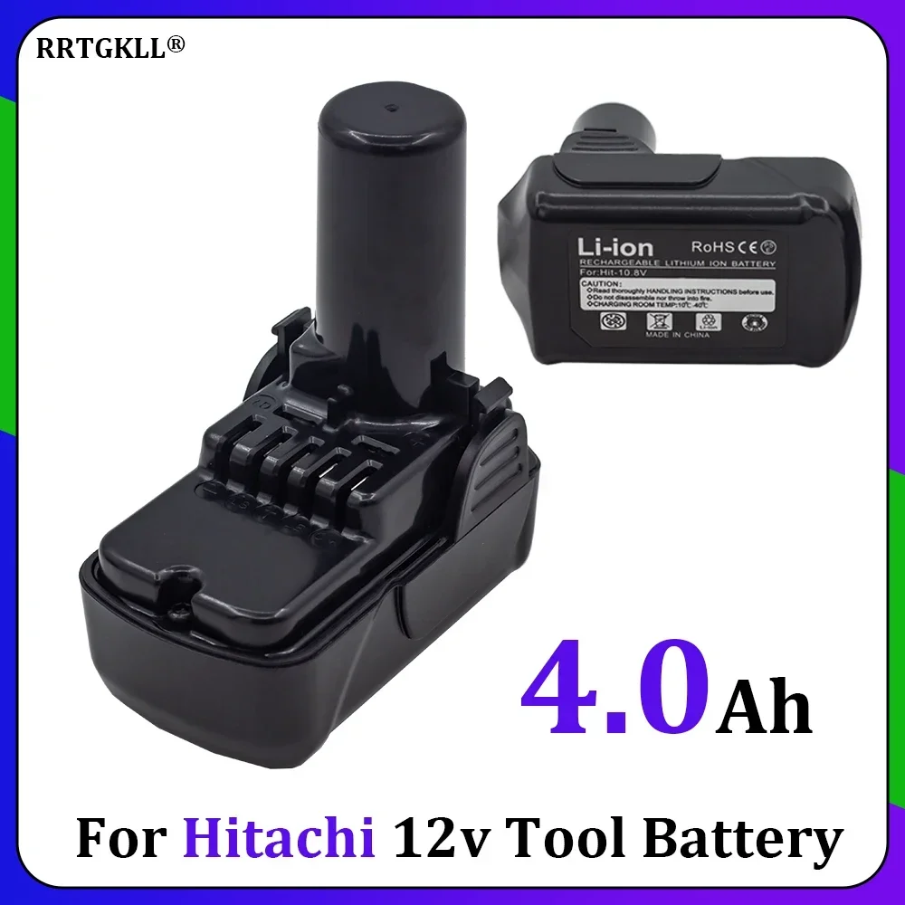 

12V 4.0ah Li-ion Rechargeable Battery for Hitachi 10.8V/12V cordless Electric drill screwdriver DB10DL FCR10DL WH10DC BCL1015
