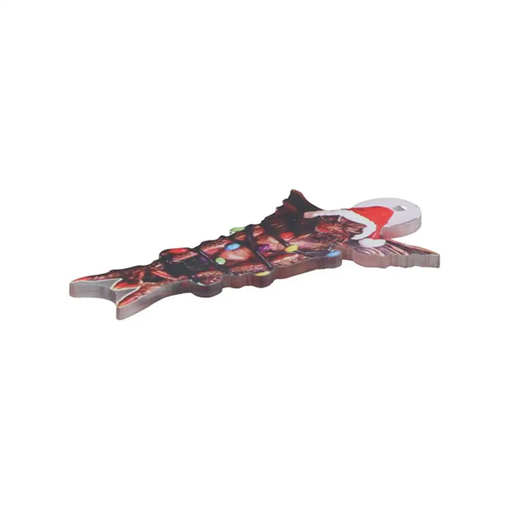 Gremlins Santa Hat Socks Dog Acrylic Gremlins Gizmo Hanging Flying Dragon Chrismtas Tree Pendants Noel Navidad #3