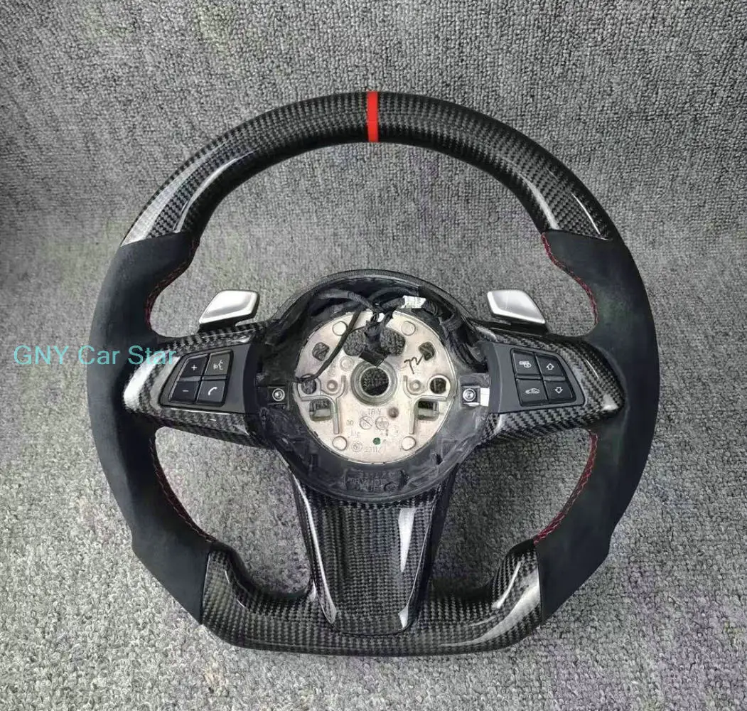 D Shape Carbon Fiber Leather Sport Steering Wheel For BMW Z4 E89 2009-2016