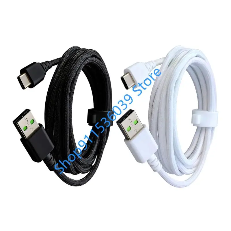 Cable de datos y carga USB a USB-C para ratón de juegos Razer Viper V2 Pro/DeathAdder V3 Pro/Basilisk V3 Pro, cable de repuesto