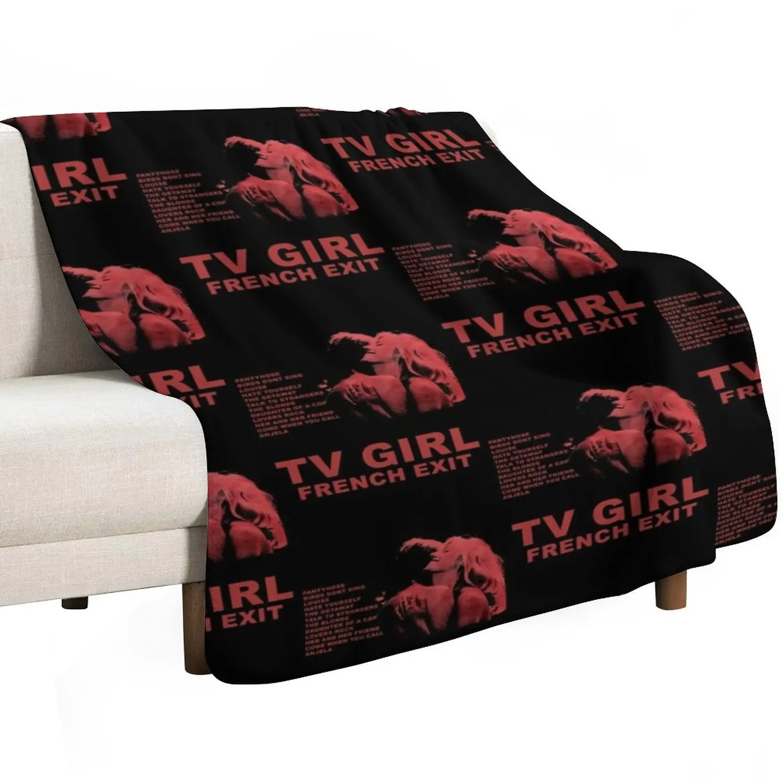

TV Girl French Exit Throw Blanket Multi-Purpose Single Soft Plaid Blankets