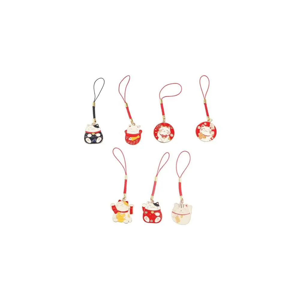 

Phone Chain Collection Cat Keyring Mobile Phone Lanyard Mobile Phone Straps Fortune Cat Keychain Lucky Cat Phone Pendant