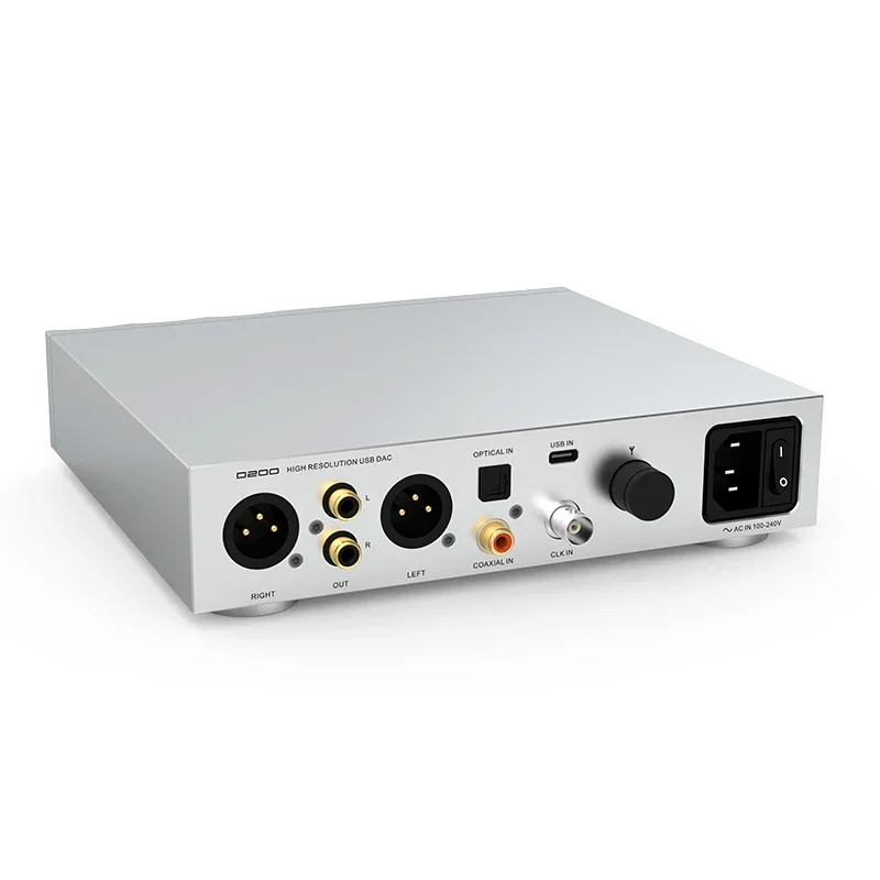 SMSL D200 True Pre-level Audiophile Desktop Audio Decoder ROHM BD34352EKV DAC chip CK-03 Clock MQA Bluetooth 5.1 LDAC