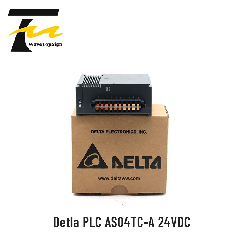 WaveTopSign Detla AS Series PLC Analog Quantity Module AS04TC-A 24VDC 4 Channel Analog Signal Input