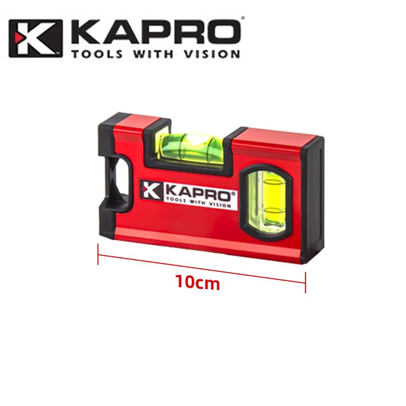 

Kapro 10 см портативный магнитный спиртовой уровень алюминиевый строительный инструмент для выравнивания измерительный пузырьковый уровень