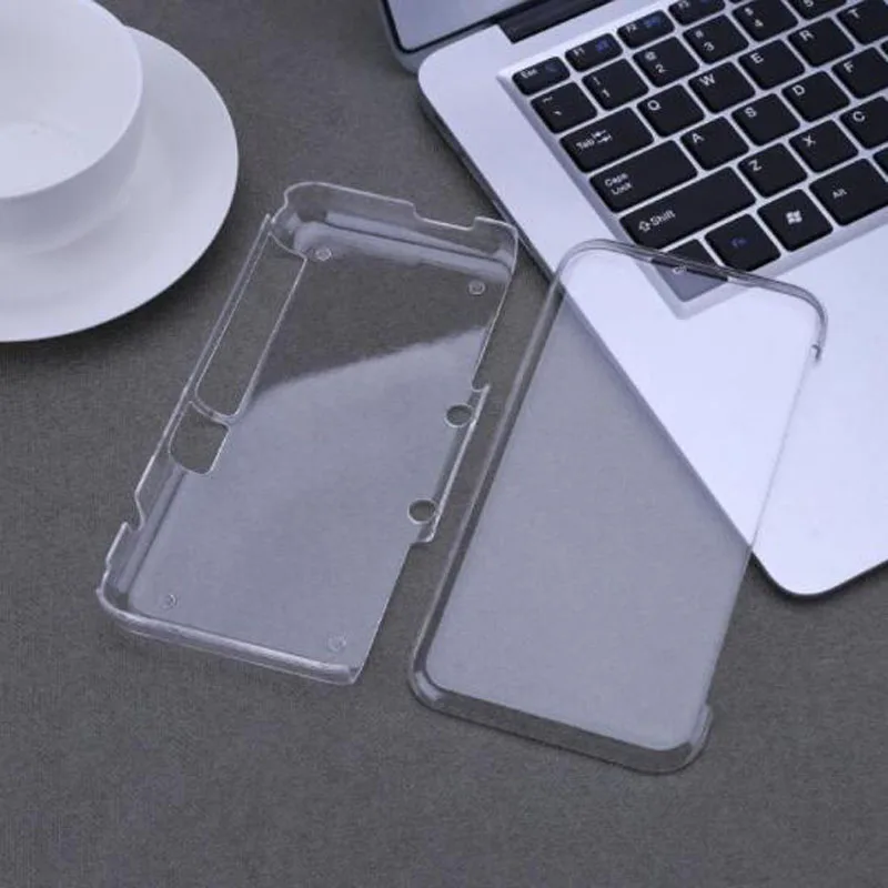 Clear PC Hard Case Protective Cover Shell for Nintendo New 2DS XL/LL 2DSXL 2DSLL Crystal Transparent Full Body Protector Guard
