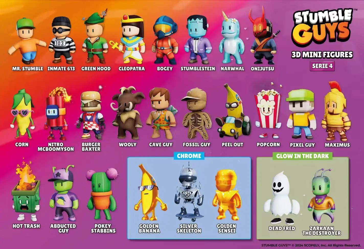 Series 4 Original Stumble Guys Action Figure Anime PVC Game Model Statue Multiplayer Type Collection Toy Kids Birthday Gifts - Image 5