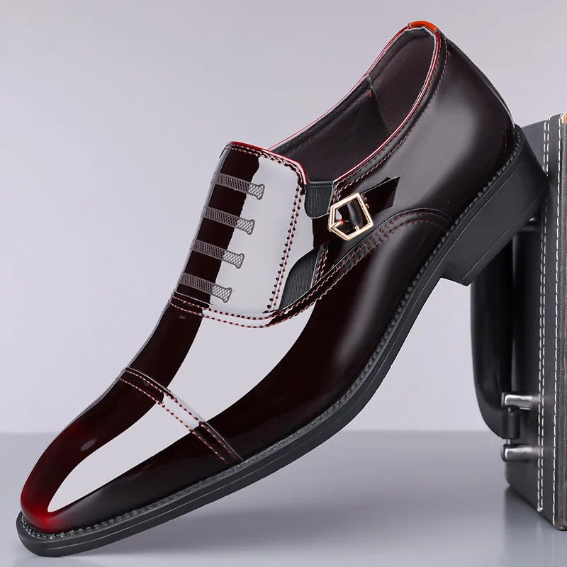 Loafers Men Dress Shoes Office Shoes Men Designer Black Dress Brand Luxury Men Classic Shoes Zapatos De Hombre De Vestir Formal