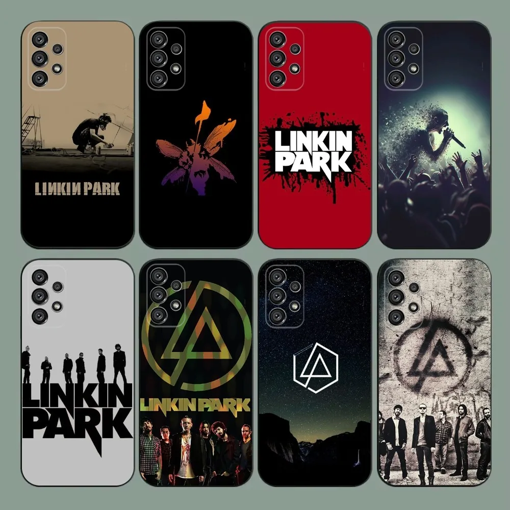 L-LinkinS Rock P-Park Phone Case For Samsung Galaxy A20,A21s,A22,A31,A32,A52,A53,A72,73,A80,A91 Soft Black Cover