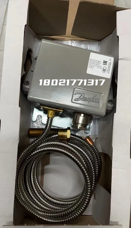 Danfoss KPS Series Temperature Switch Remote Temperature Sensing Package With Armored Capillary Tube