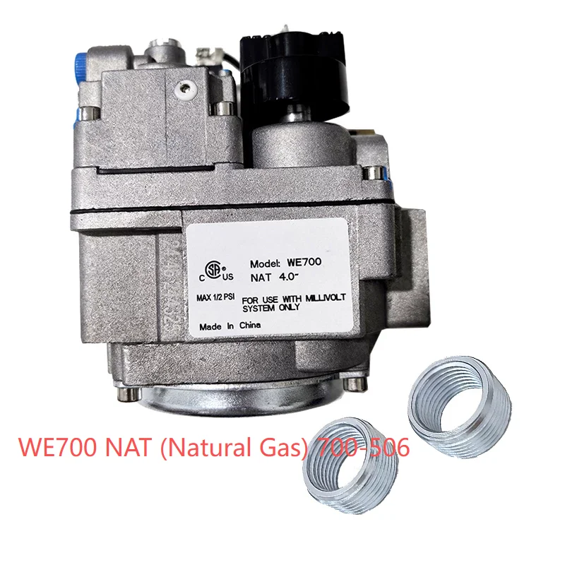Replace Robertshaw 700-515/506 Gas Fryer Main Valve Fittings LPG Natural Gas