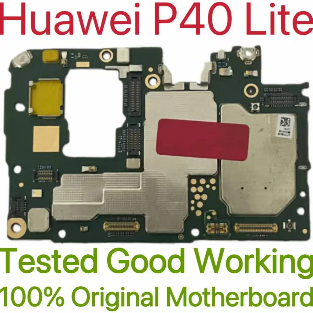 Placa base Original desbloqueada versión Global para Huawei P40 Lite placa de circuito probado placa lógica principal para Huawei P40 Lite
