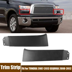 Car Accessories Front Bumper Grille Headlight Under Filler Trim Panels Fit For Toyota Tundra 2007-2013 Fit For Sequoia 2008-2012