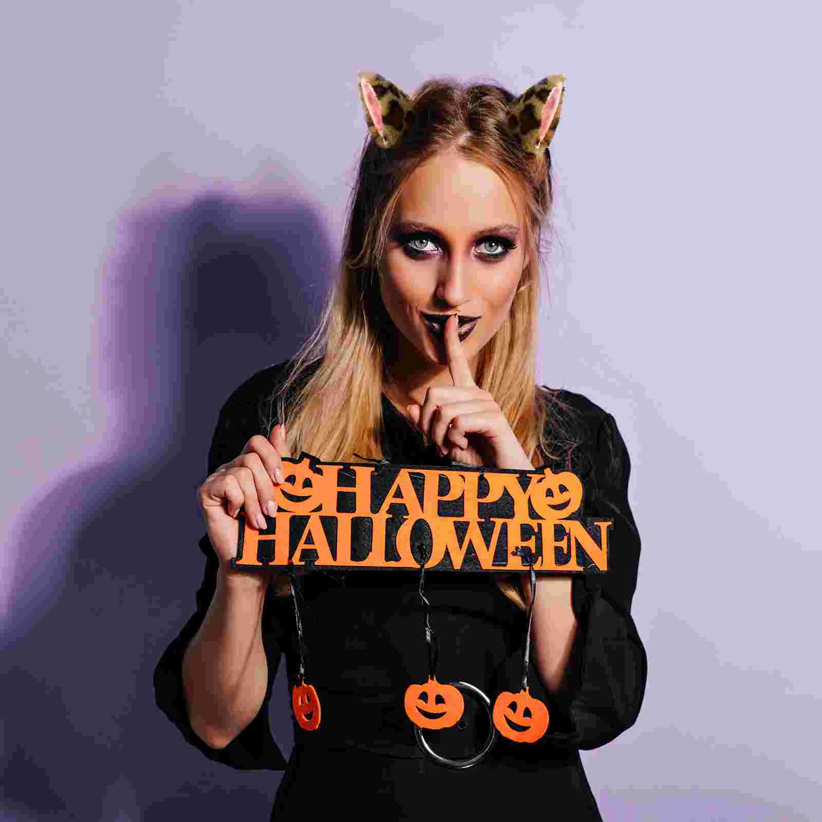 2 pçs orelhas de gato hairpin clipes exclusivos crianças trajes de halloween roupas para meninas do bebê suprimentos cocar coelho