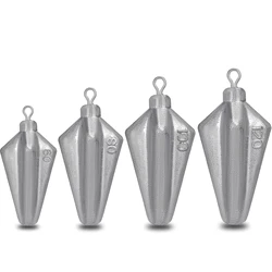 THKFISH Fishing Lead Sinkers 60g 80g 100g 120g 150g Popcorn Shape Lead Weights Drop Shot Freshwater Saltwater Weight Sinker