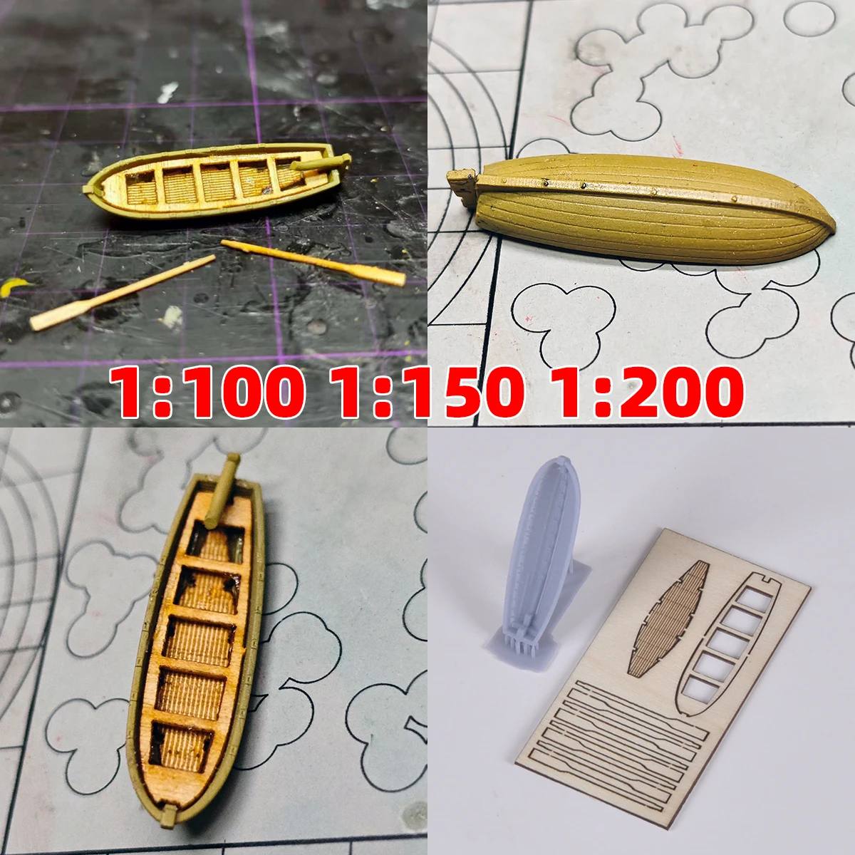 

Классическая парусная лодка, деревянная лодка-скиф, маленькая лодка, спасательная шлюпка, рабочее судно, набор статических моделей в масштабе 1/100, 1/150, 1/200