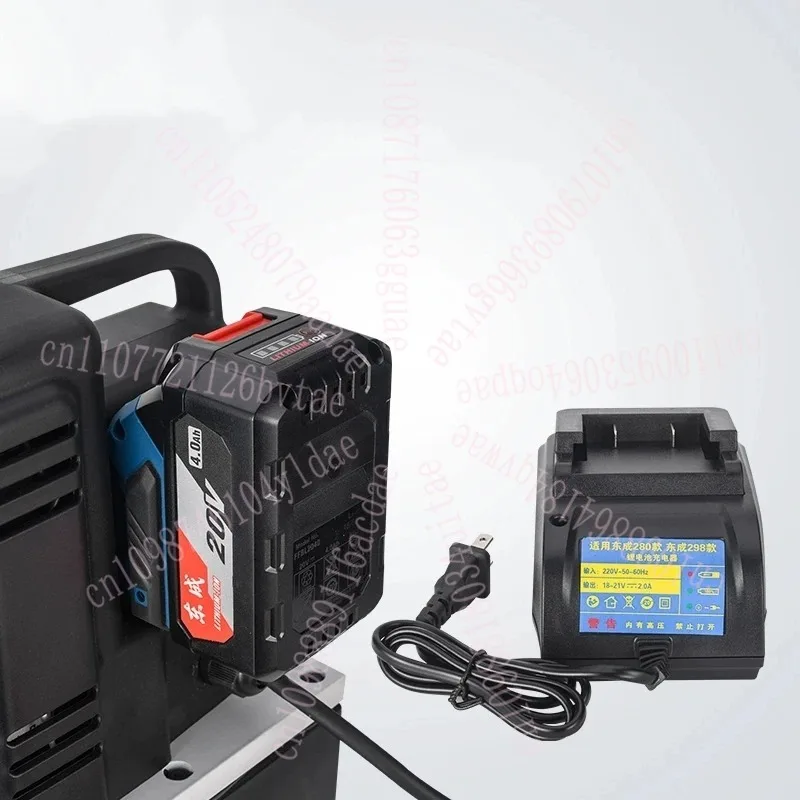 18 فولت في الهواء الطلق قابلة للشحن بطارية ليثيوم محمولة مضخة كهربائية هيدروليكية صغيرة فائقة الضغط مضخة زيت GYB-63D