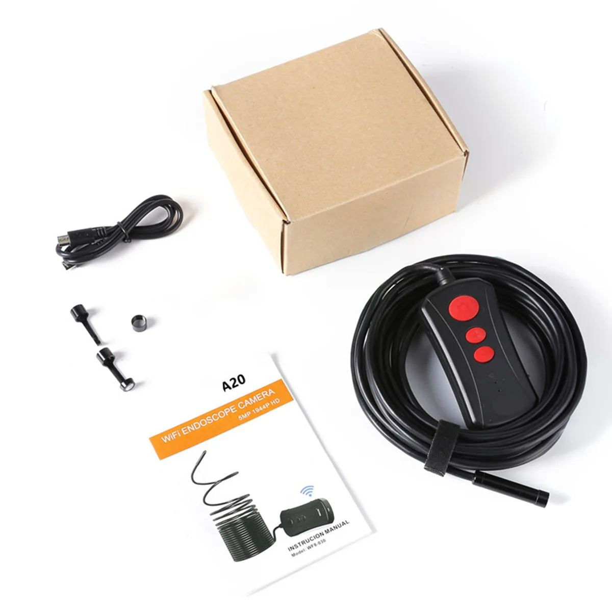 8MP 8MM 3x Zoom WIFI Endoscope Camera Inspection CMOS Borescope Digital Microscope For PCB Repairing Check