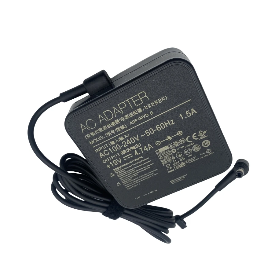 Ładowarka do laptopa 19V 4.74A 5.5*2.5mm 90W ADP-90YD do Asus K53 K53B K53BY K53E A52F A53E A53S A53U A55VD D550CA D550M F555LA