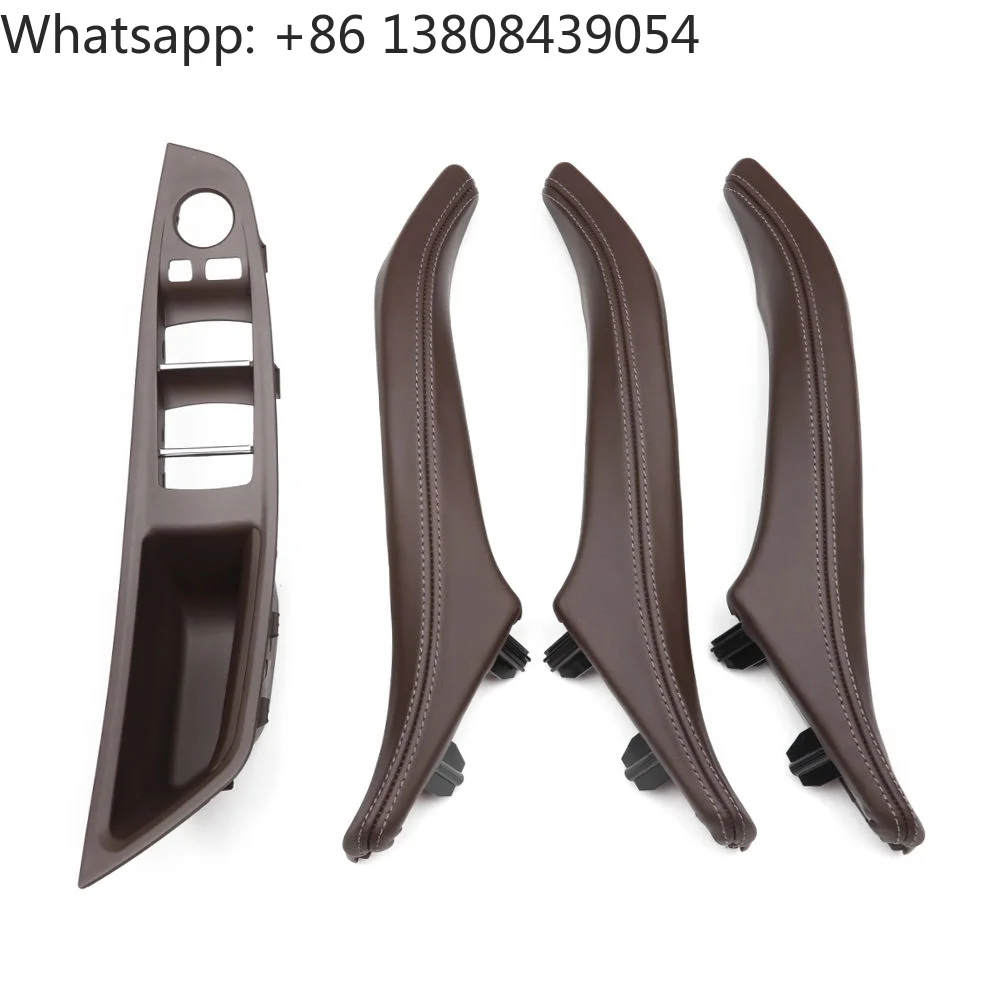 new original 51417225875 For BMW 5 Series F10 F18 handle with leather beige black red brown gray mocha beige