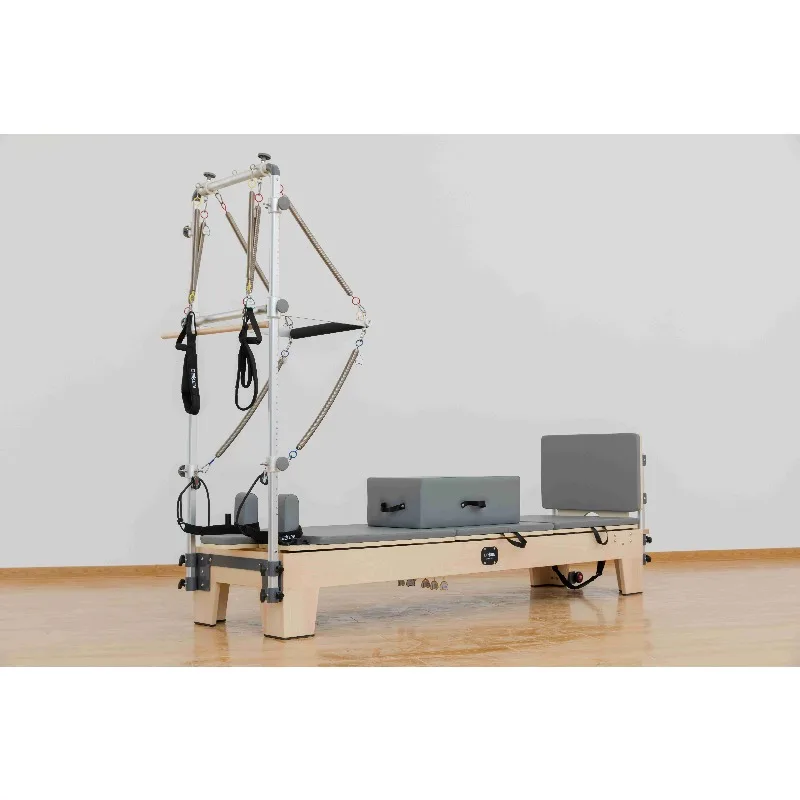 

YTYIN 2-in-1 Home Gym: Trapeze/Half Tower Pilates Reformer for Yoga & Core Training