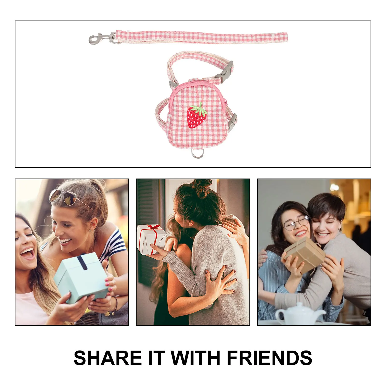 

1 set Puppy Harness Leash Wear-Resistant Adjustable Dog Vest With Backpack Small Bag Outdoor Walking Traction Rope Pet Harness