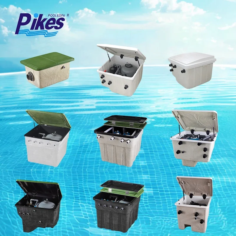 

Factory Supply Pikes PK8035A Good Quality Fiberglass Compact Pool Filter Underground Swimming Pool Sand Filter With Pump