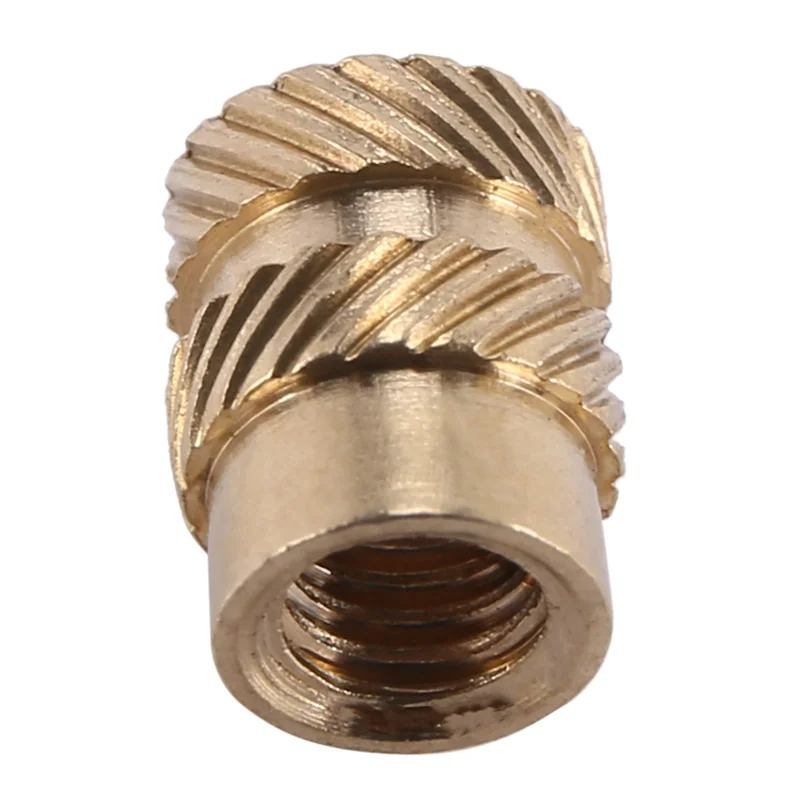 B23B 300Pcs M3 Thread Knurled Brass Threaded Heat Set Heat Resistant Insert Embedment Nut Untuk Printer 3D