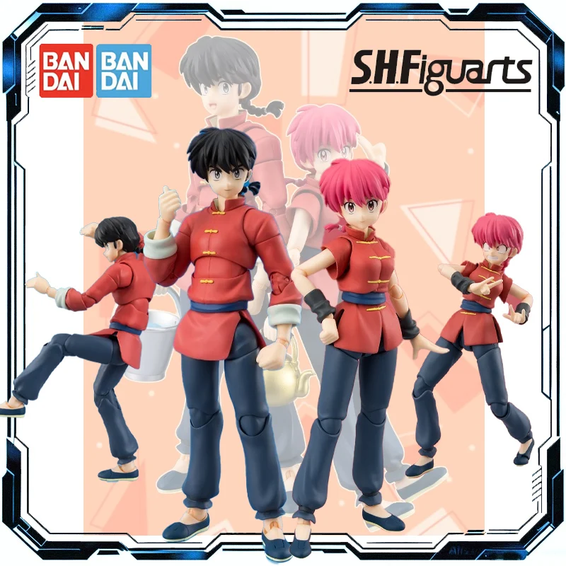 

Bandai Original S.H.Figuarts Ranma 1/2 Ranma Saotome Male/Female Version Action Figure Toys for Boys Girls Gift Model Ornaments
