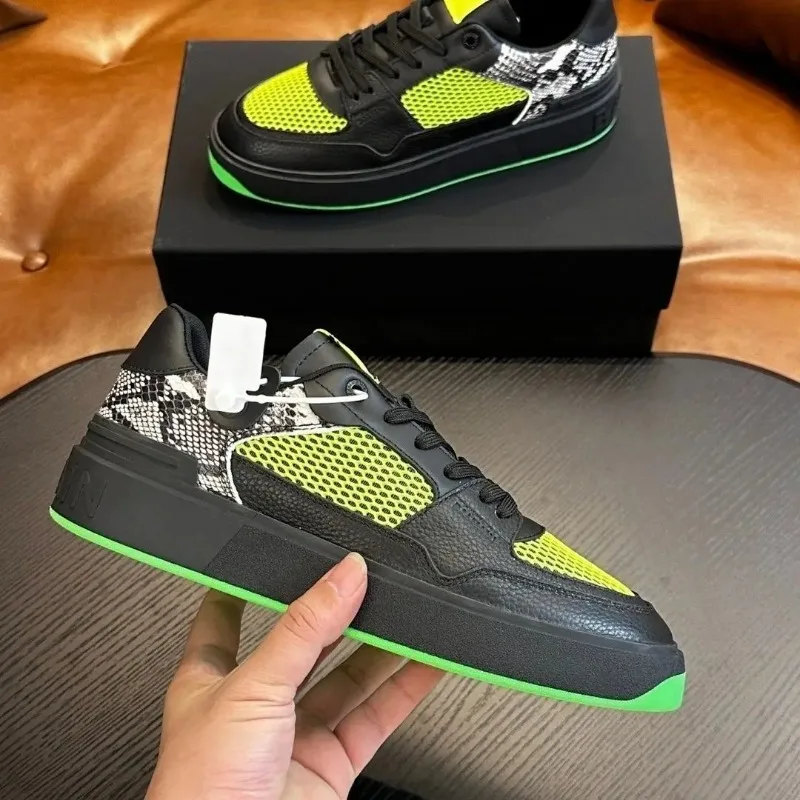 

2026 Men's Genuine Leather Lace Up Casual Sneakers Fashion Classic Printed Trendy Sports Shoes for Men