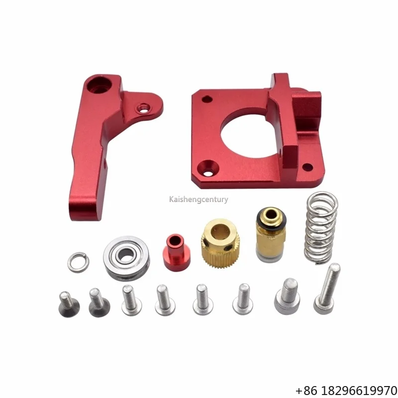 3D Printer Parts upgrade MK8 Red Remote Extruder For 3D Printer Full Metal Extruder Bowden Right Left Hand 1.75 Filament