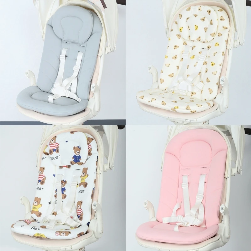 J15U Дышащая подушка сиденья для детской коляски, мягкая подушка для детской коляски, дизайн, пригодный для машинной стирки
