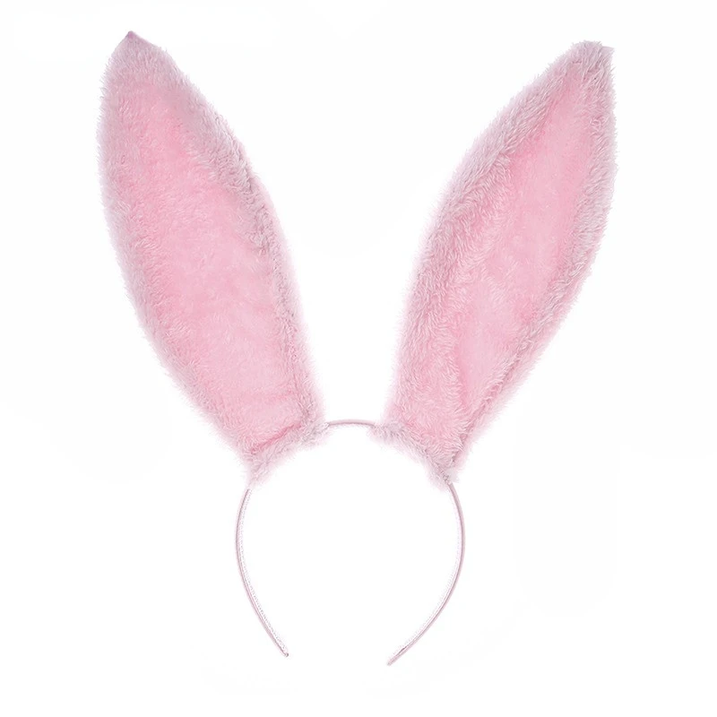 Easter Bunny Ears Headbands Plush Rabbit Hairband Costume Cosplay for Holiday Birthday  Party Favors   Halloween