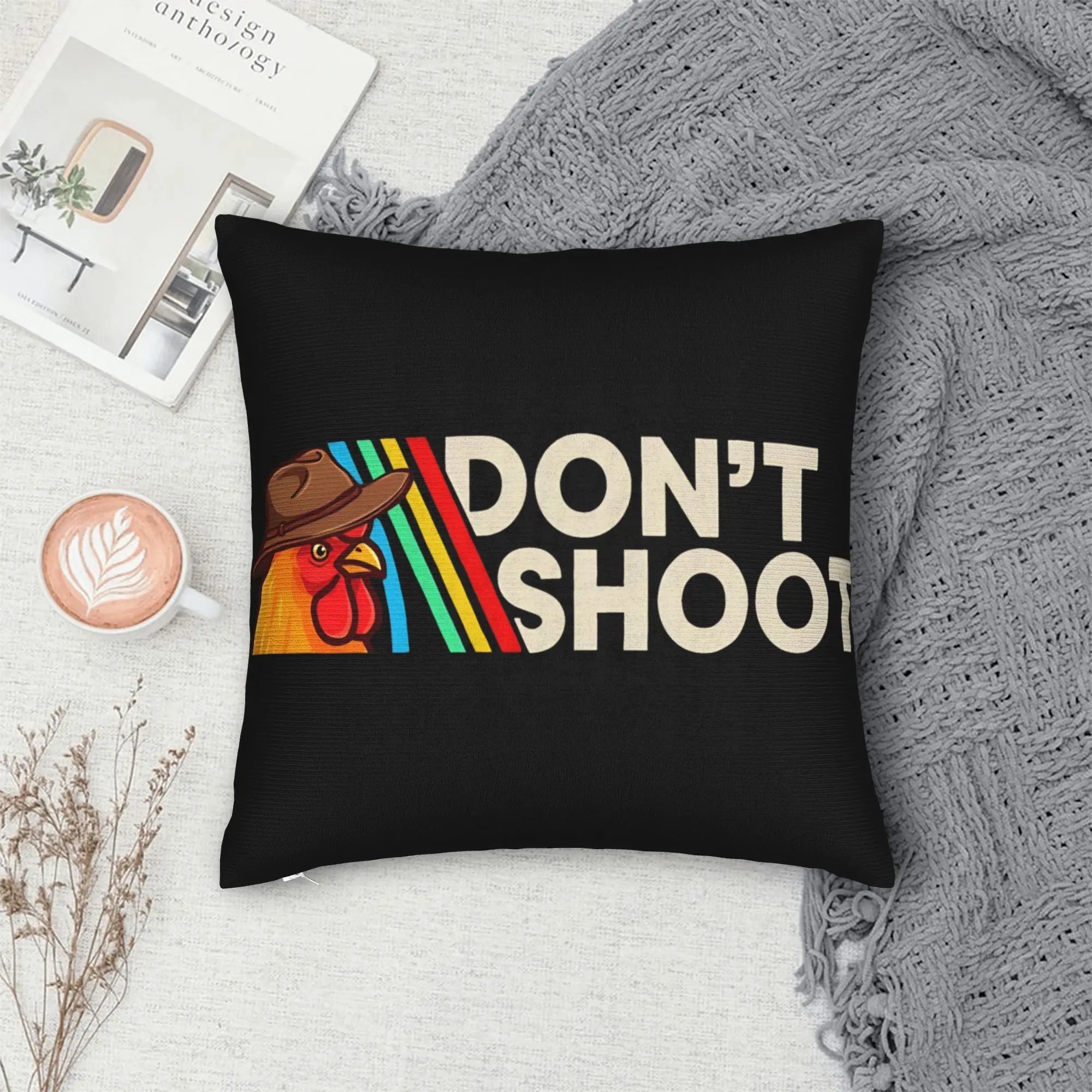 Dont Shoot Arc Raiders  Printed Pillowcases Cushion Cover  Pillow Covers Y2K Home Decor Square Multi Size