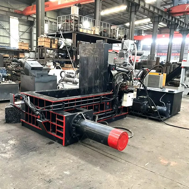 Briquetting Machine for Vehicle Motorcycle Frame Baling Press for Bicycle Shell Scrap Metal Custom