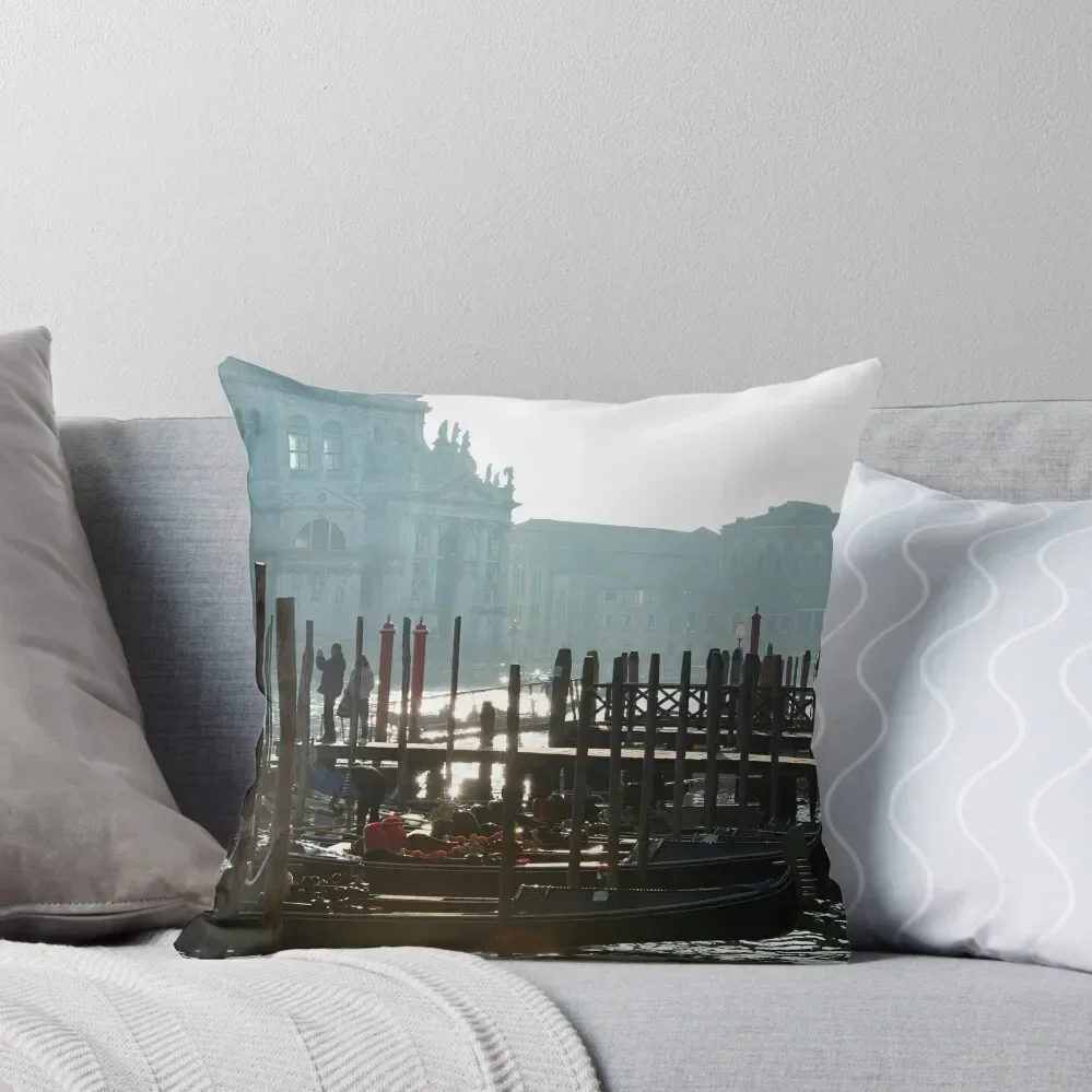 

Afternoon Light on the Grand Canal, Venice Throw Pillow Decorative Sofa Cushions Decorative Pillow Covers For Sofa pillow