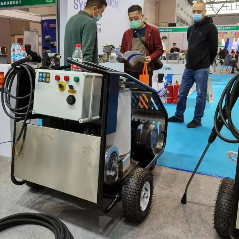 New Diesel Heating 250Bar 7.5KW 15L/min High Pressure Washer Hot/Cold Water 2-in-1 Jetting Cleaner for Car Washing