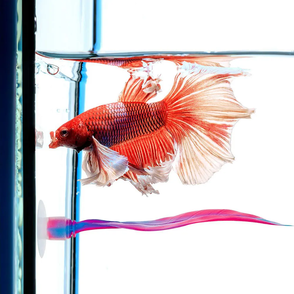 

2Pcs Betta Leaf Hammock Simulated Fish Tank Plants Background Decoration Artificial Aquarium Goods Pet Supplies