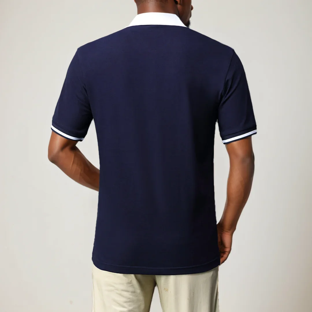 Polo Shirts for Men Wolf Totem Man Clothes Short Sleeve Collared T-Shirt (Available in Big &