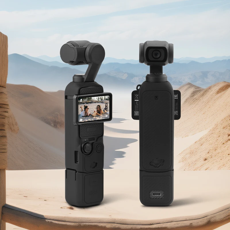 

Silicone Case Anti-bump Cover for DJI Osmo Pocket 3 Gimbal Camera Anti-Scratch Handle Soft Protective Case Lens Cap