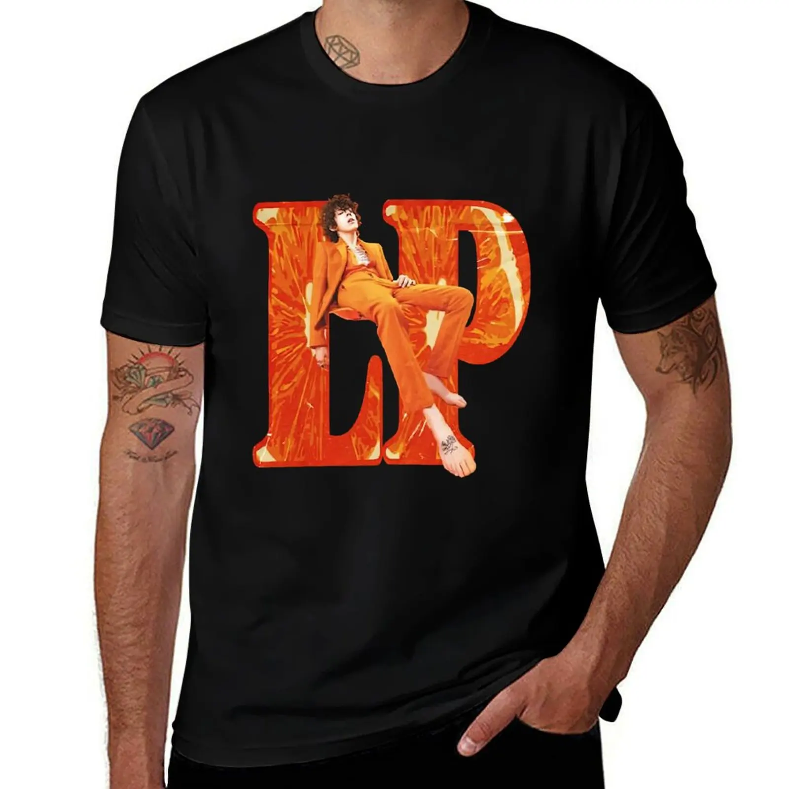 Lost On You Laura Pergolizzi Lp T-Shirt Big and Tall Solid Color T-Shirt