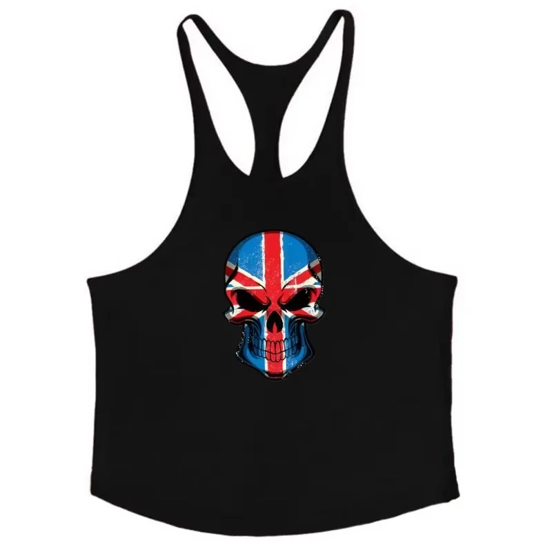 Tanque masculino para academia fitness racerback – colete muscular stringer, elegante e respirável para musculação, treinamento e estética esportiva
