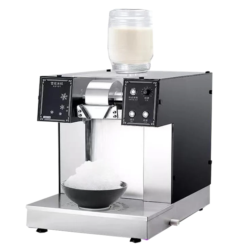 Commercial Ice Maker Smoothie Snow Machine Milk Tea Shop Milk Dessert Shave Continuous Ice Maker Shave Ice Machine