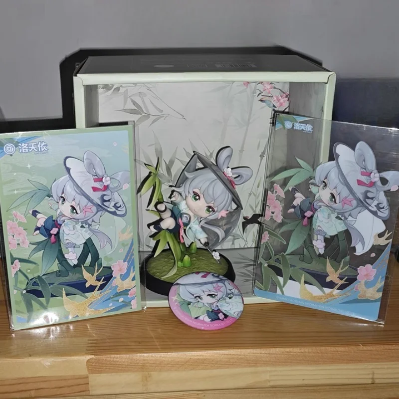 

6 Kinds Qingcang Luo Tianyi Aojing Ver. Anime Action Figure Kawaii Q Version Original Doll Boxed Model Collectible Toy Gift