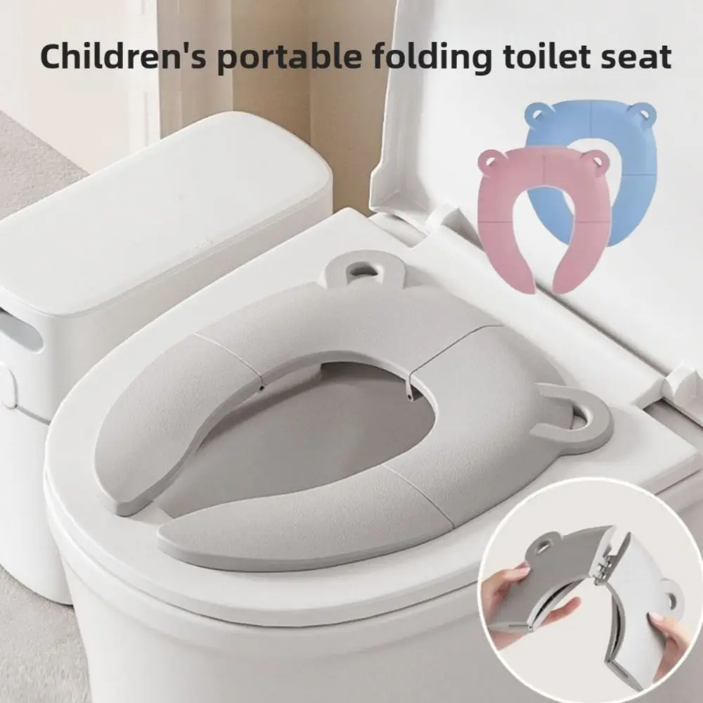 Nowe składane krzesełko do nauki korzystania z toalety dla dzieci, podkładka/mata do nauki czystości, przenośny pisuar dla dzieci, poduszka podróżna.