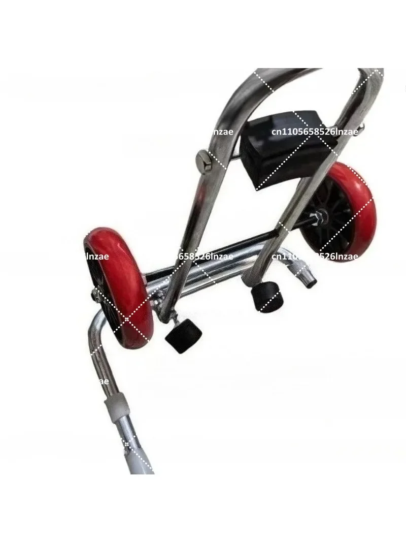 Portable Toilet Installation Tool with Positioning Moving Folding Labor-Saving Trolley for Easy Install