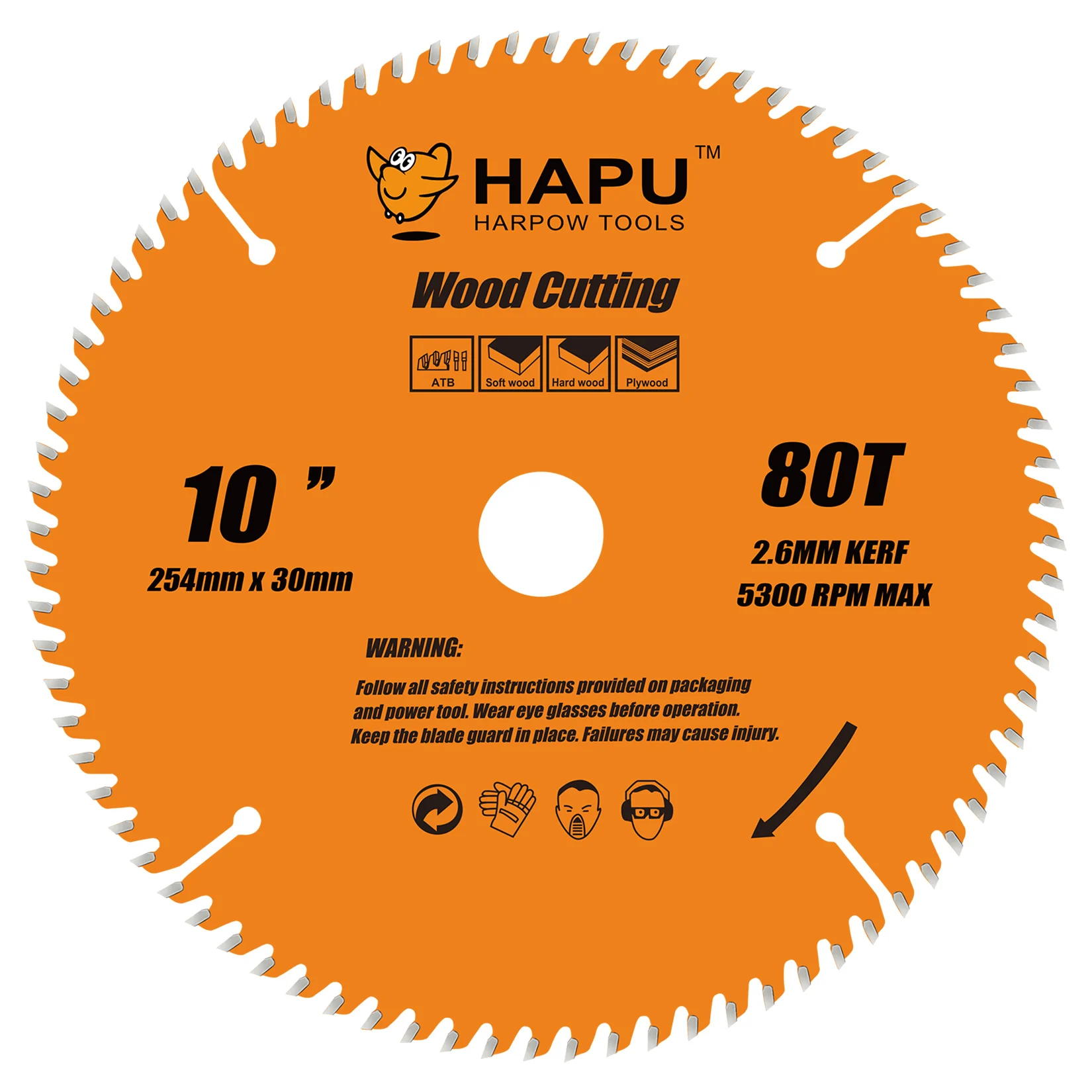 hapu-circular-saw-blade-for-wood-cutting-10-80t-30mm-arbor-tct-saw-blade-framing-saw-blade-for-softwood-hardwood-plywood-cut